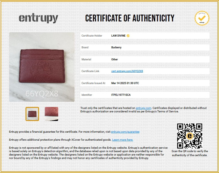 Sandon Logo Leather Card Holder