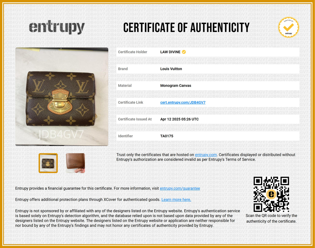 Monogram Coated Canvas Joey Wallet