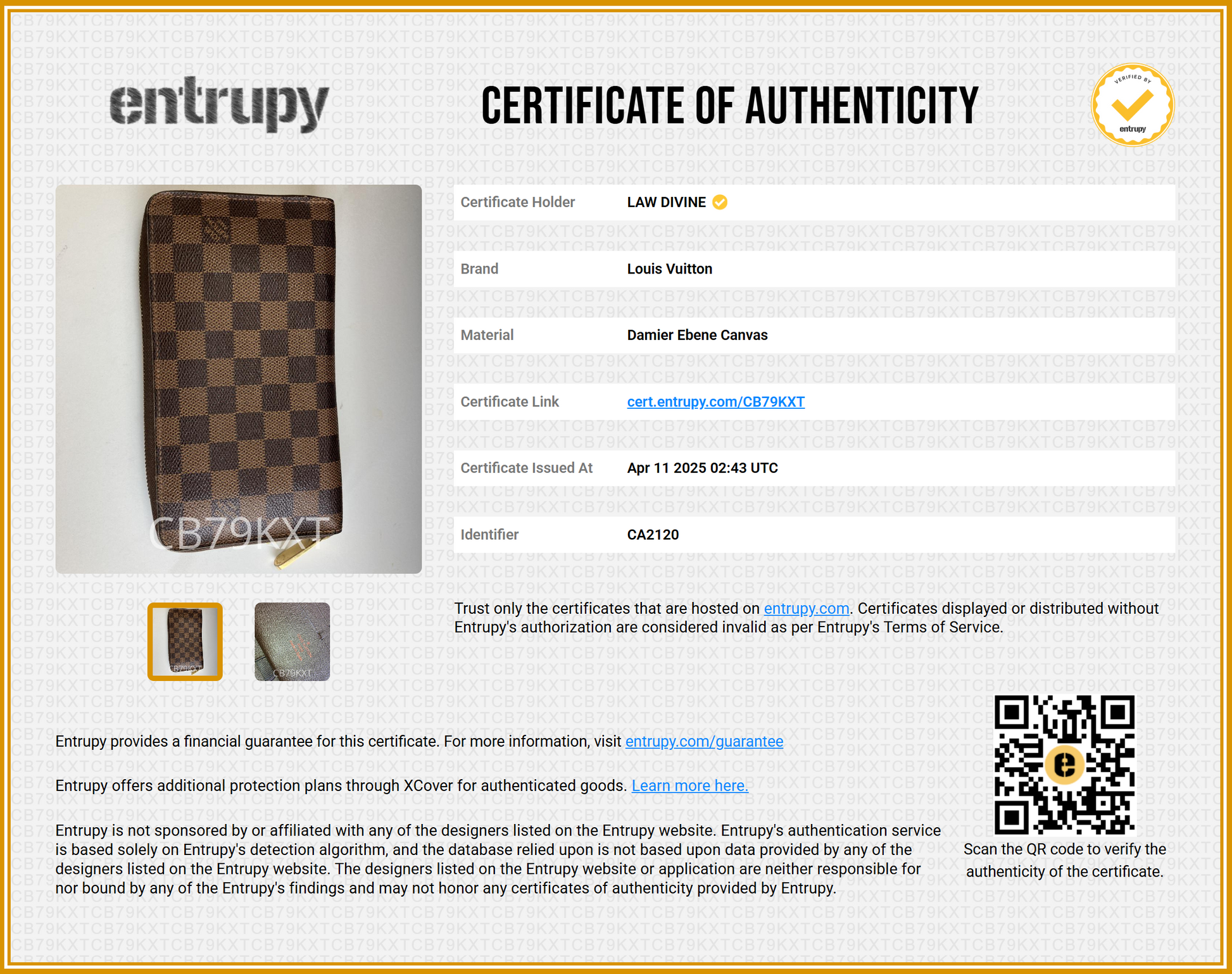 Zippy Wallet Damier