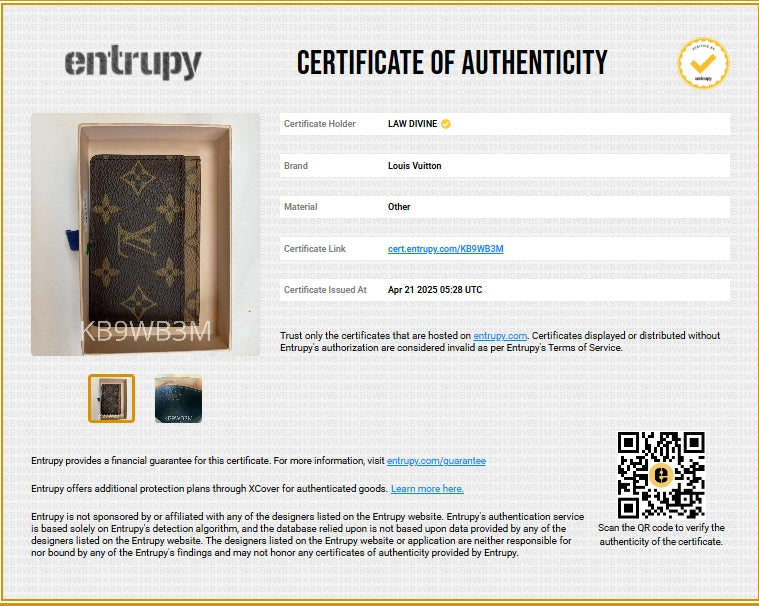 Card Holder Reverse Monogram Canvas