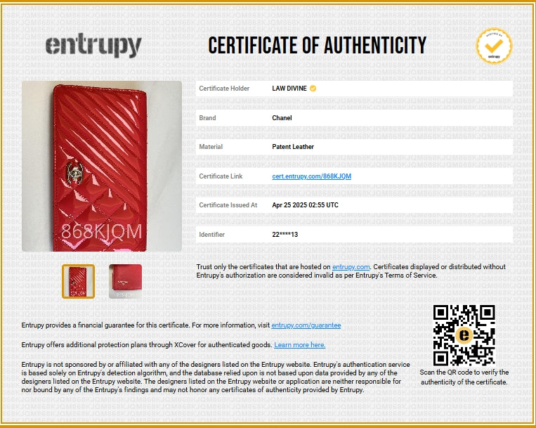 Coco Boy Wallet Quilted Aged Calfskin