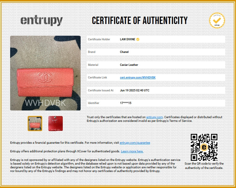 Caviar Leather CC Timeless Flap Wallet Long