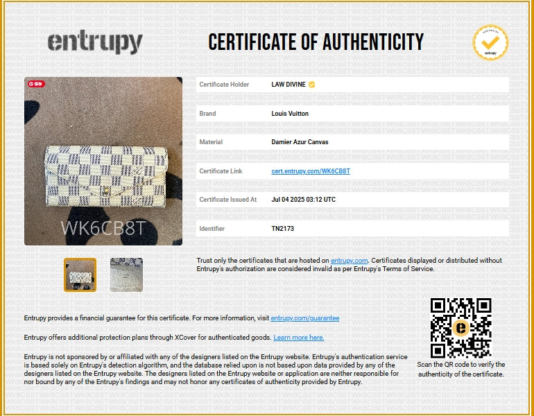 Josephine Wallet NM Damier twins