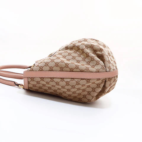 Monogram Medium Scarlett Studded Tote Pink - TWINS