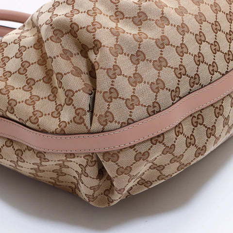 Monogram Medium Scarlett Studded Tote Pink - TWINS