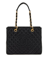 Chanel Black Quilted Caviar Timeless Grand Tote