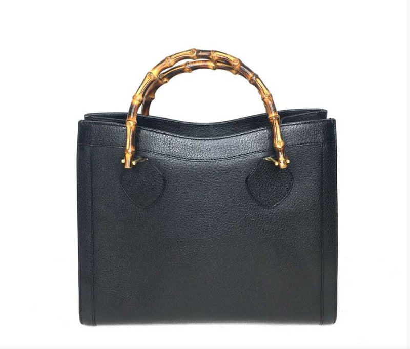 Gucci Diana NM Bamboo Handle Tote Leather