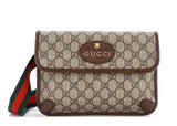 Gucci Neo Vintage Flap Belt Bag GG Coated Canvas