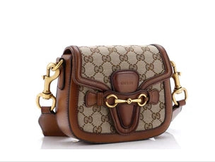 GG Canvas Lady Web Small Shoulder Bag twins