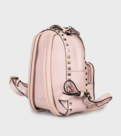 Rockstud Backpack Leather Mini - twins