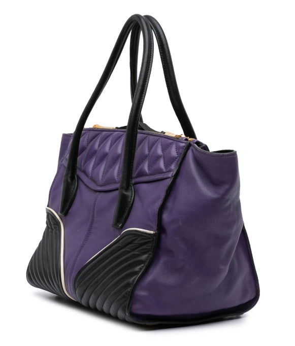 Biker Convertible Tote Leather