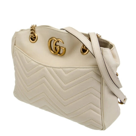 GG Marmont Chain Tote Matelasse Leather Medium Twins