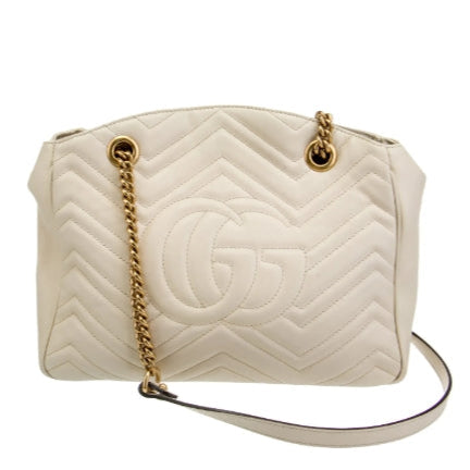 GG Marmont Chain Tote Matelasse Leather Medium Twins