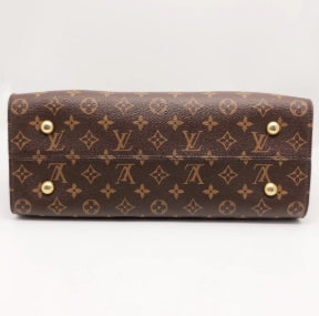 Monogram Canvas Tuileries Sesame Peach Satchel twins