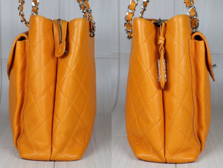 Caviar Front Pocket Shoulder Bag