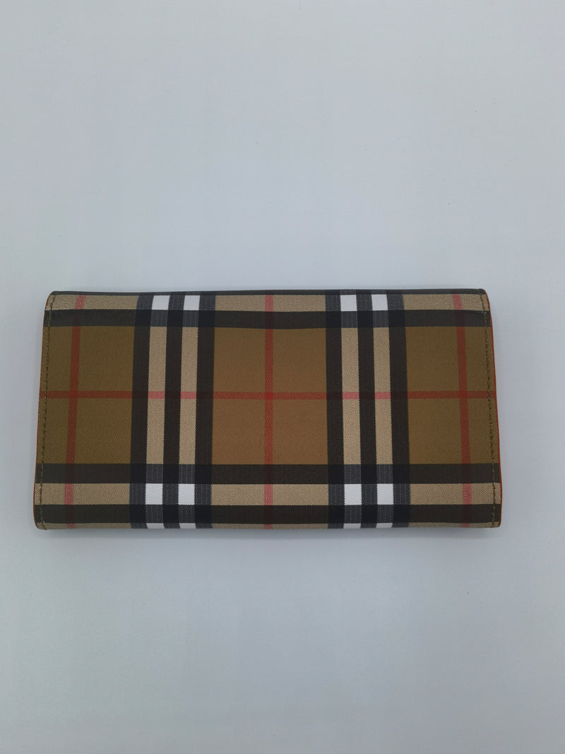 Nova Check Canvas Bifold Wallet