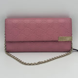 Gucci Guccissima Signature Dice Chain Wallet