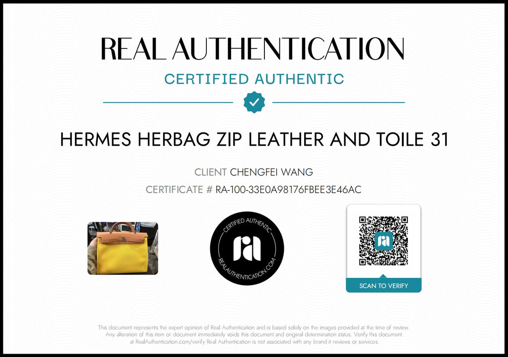 Hermes Herbag Zip Leather and Toile 31