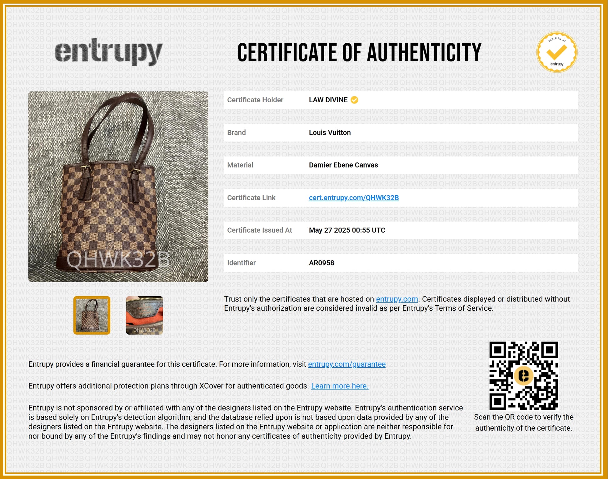 Damier Ebene Marais Bucket 23