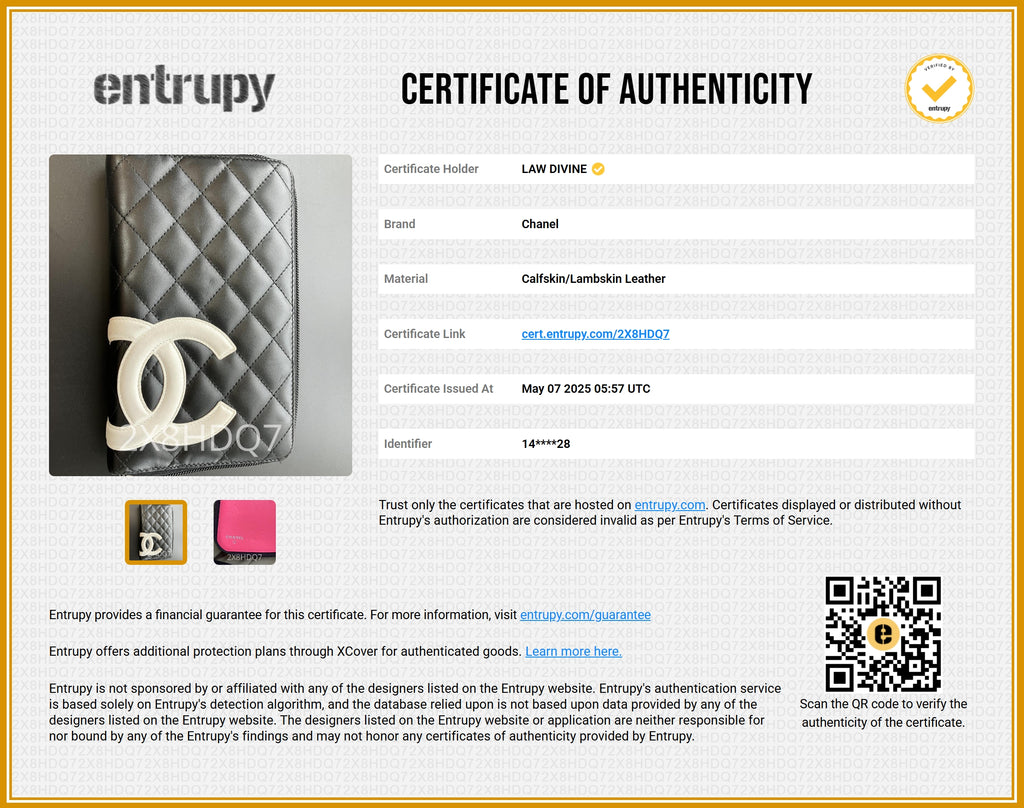 Cambon Zip Around Organizer Wallet Quilted