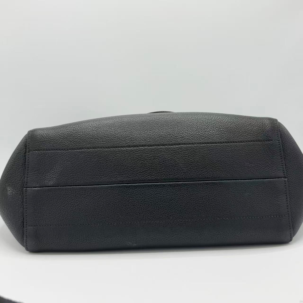 Belted Open Tote Vitello Daino Medium