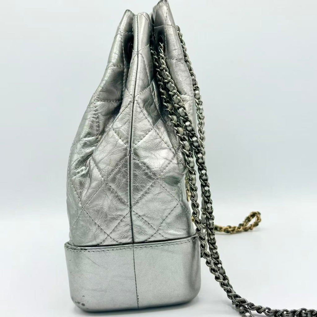 Silver Gabrielle Backpack Small