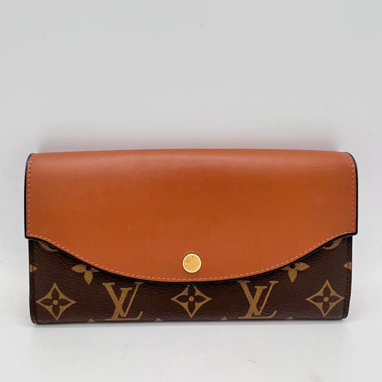 Sarah Tuileries Wallet Monogram Canvas and Leather