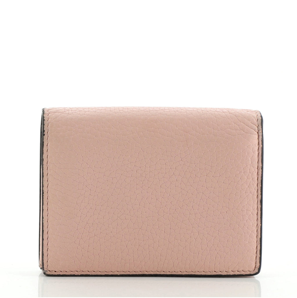 Animalier Flap Card Case Leather Wallet Twins