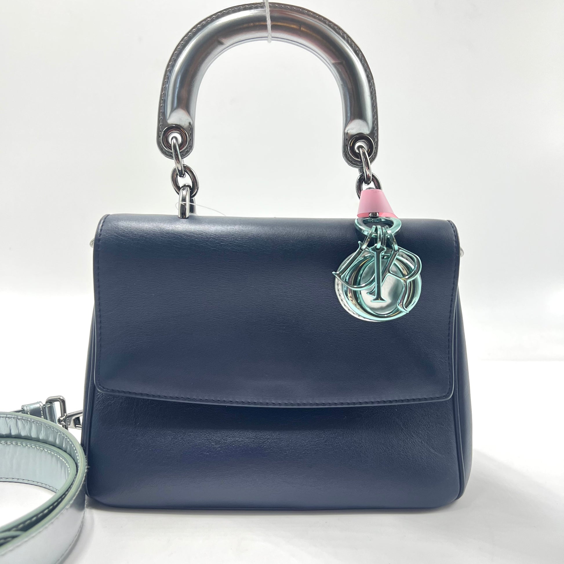 Be Dior Bag Pebbled Leather Small Twins