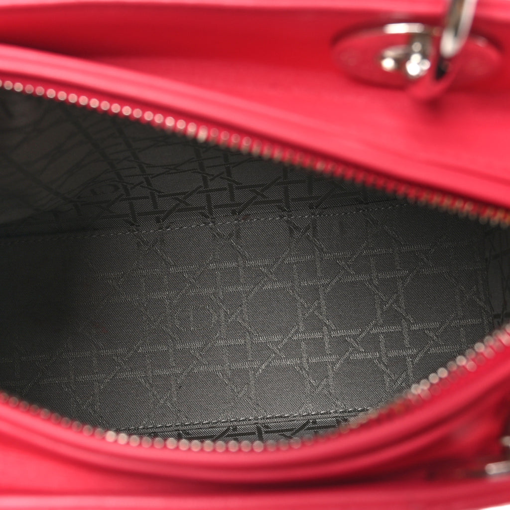 Lady Dior Bag Cannage Quilt Lambskin Medium Twins