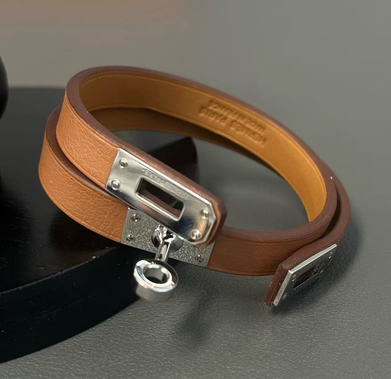 Kelly Double Tour Bracelet Box Calf Leather Twins LDJ4227
