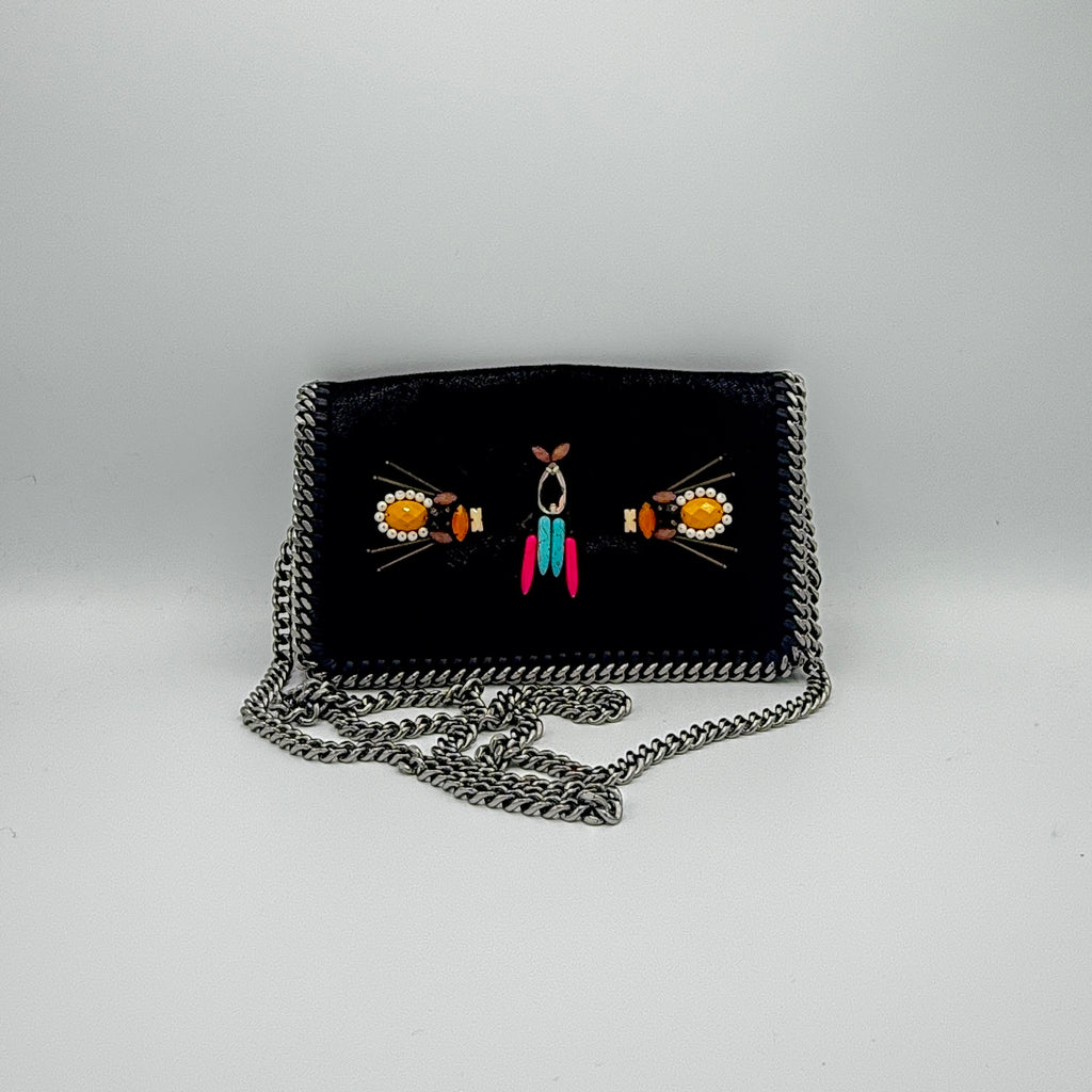 Vegetarian Leather Clutch GISEL
