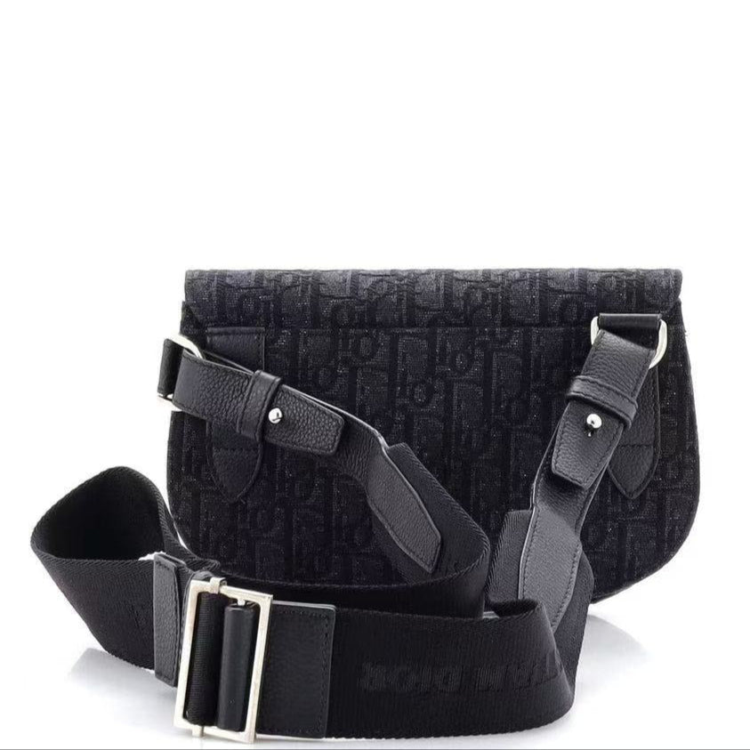 Saddle Messenger Pouch Oblique Canvas Twins