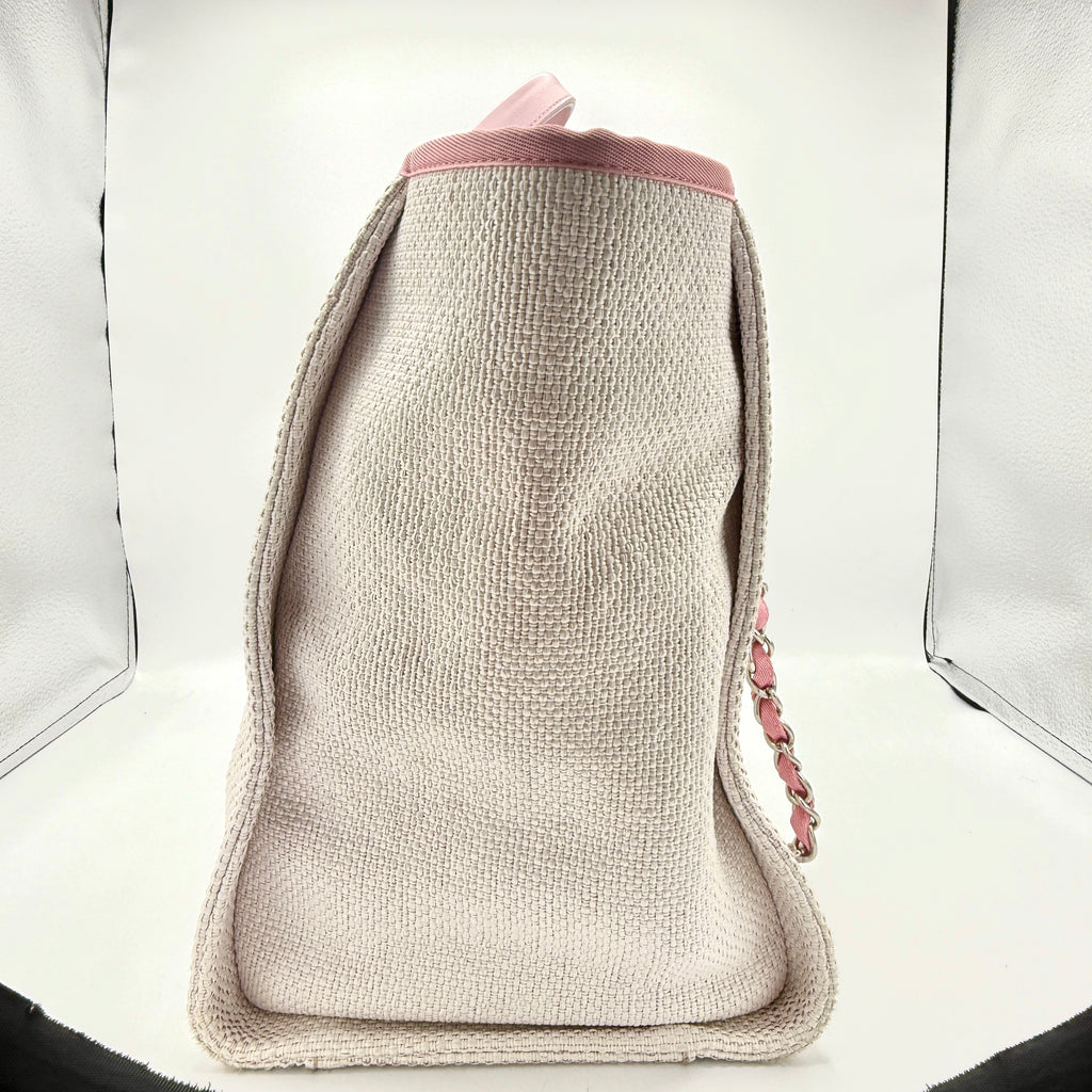 Woven Straw Raffia Medium Deauville Tote