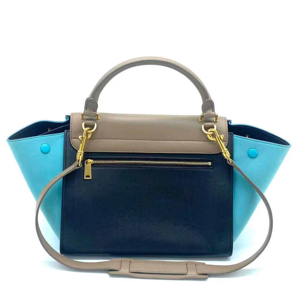 Celine Trapèze leather handbag