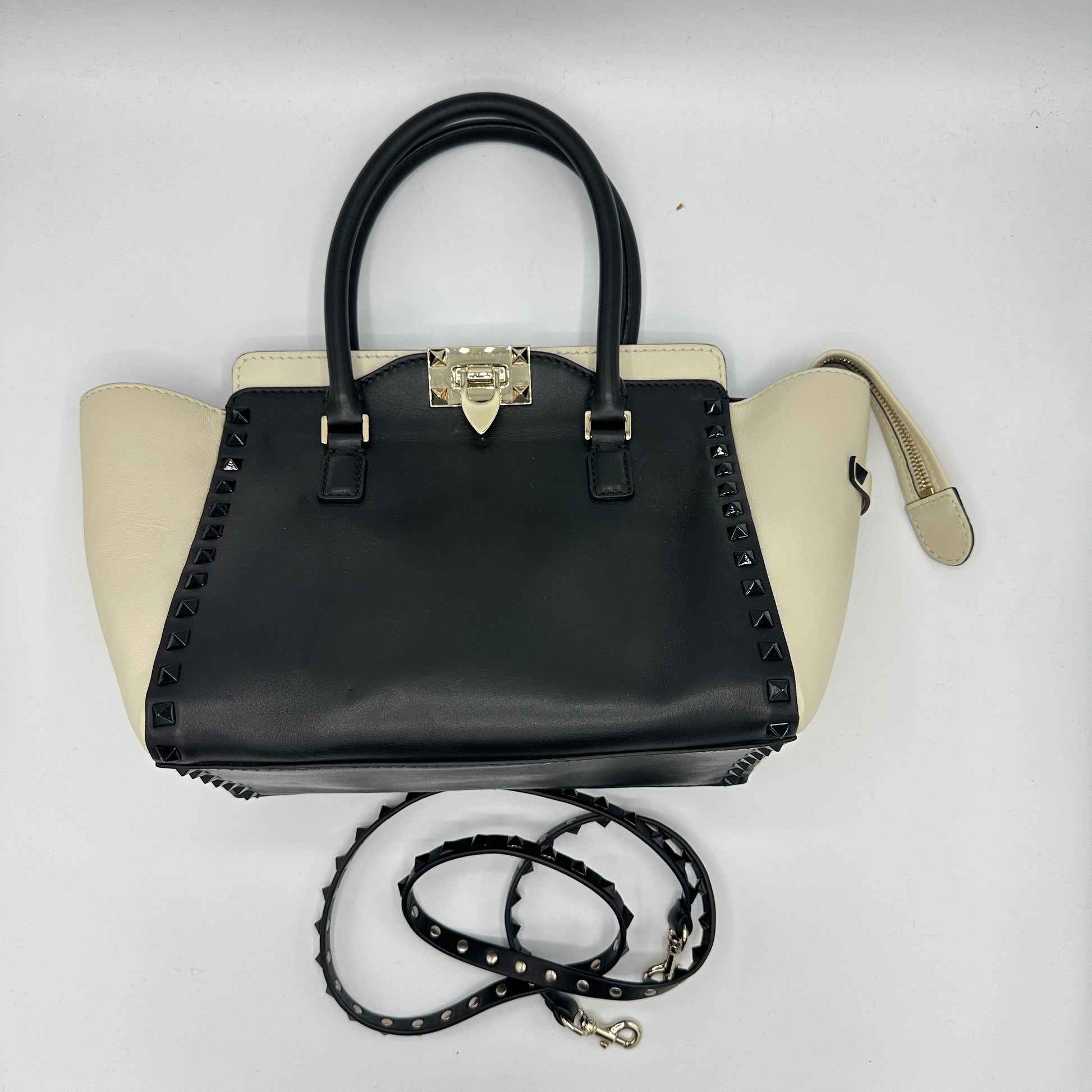 Rockstud Tote Rigid Leather Mini