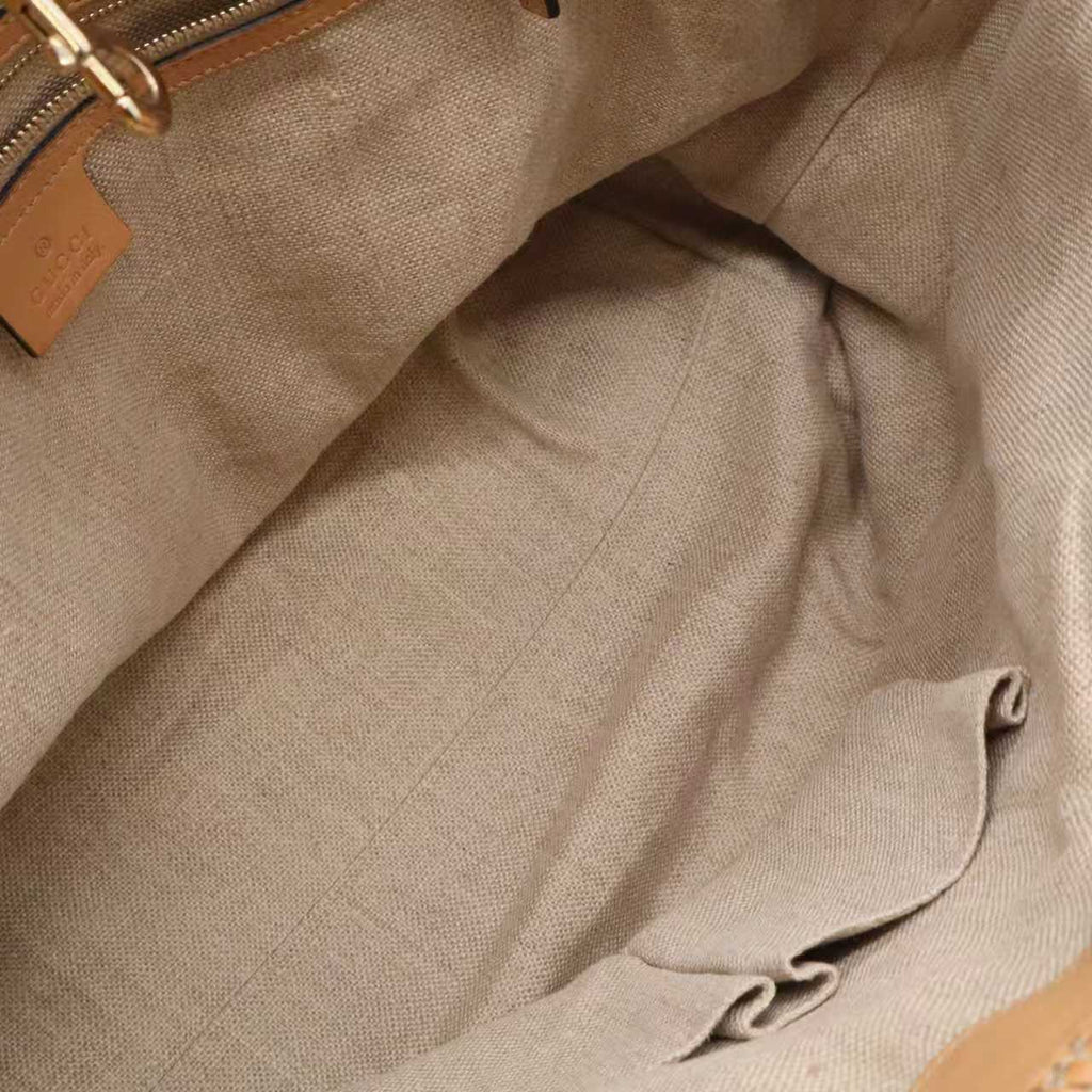 Brown Marrakech Leather Tote Bag Pony-style Calfskin Twins