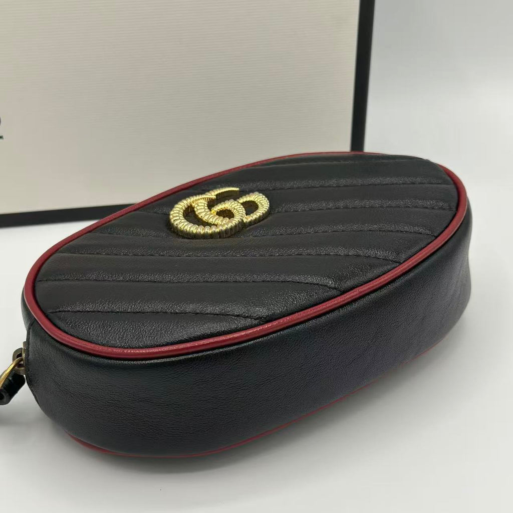 Calfskin Matelasse GG Marmont Belt Bag