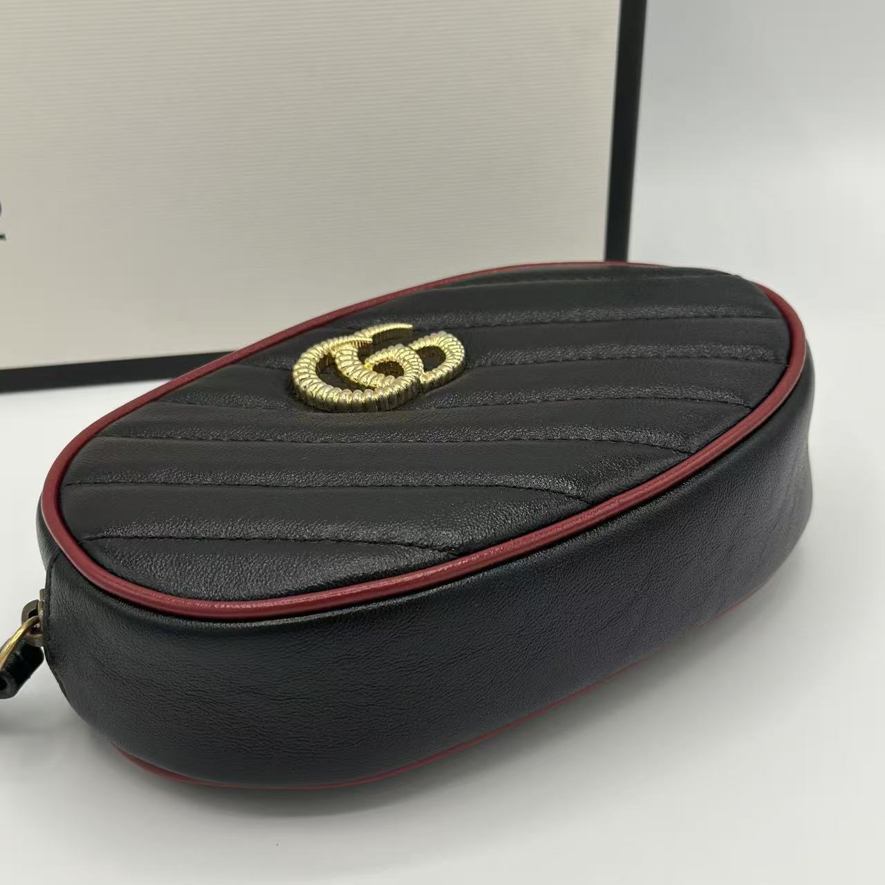 Calfskin Matelasse GG Marmont Belt Bag