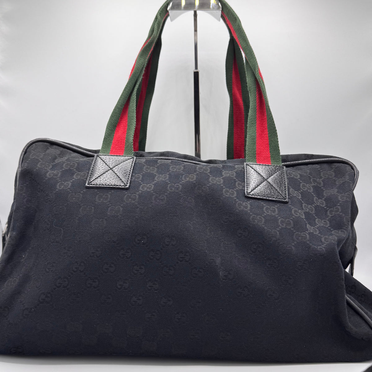 Web Carry On Duffle Bag GG Canvas"