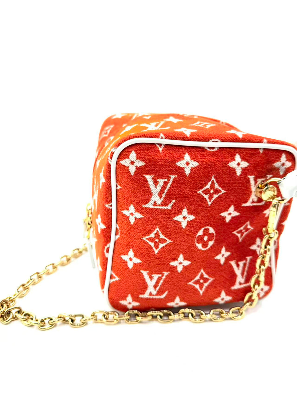 Square Bag LV Match Monogram Jacquard Velvet