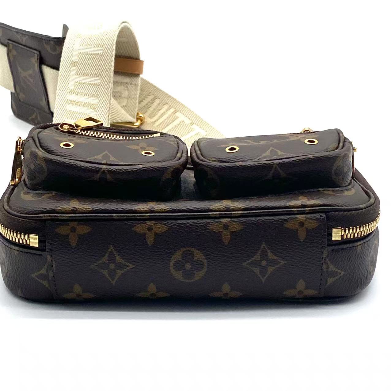 Croisé Utility cloth handbag