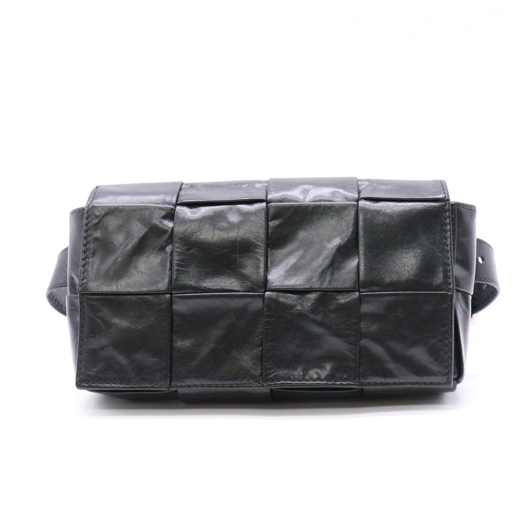 Bottega Veneta Paper Calfskin Maxi Intreccio Cassette  Bag twins LDJ5765