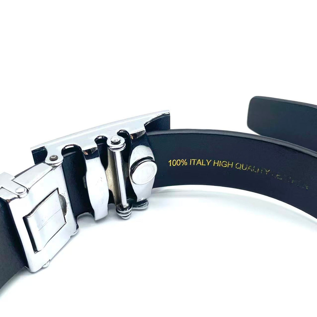 Men's Black Leather Belt