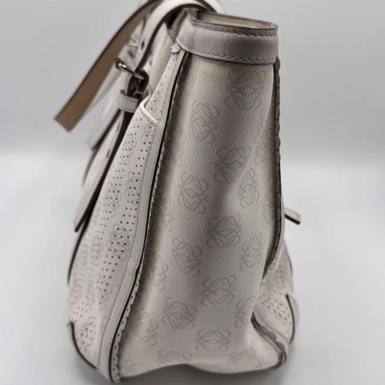 Loewe Anagram Logo Charm Logomania Shoulder Tote Bag