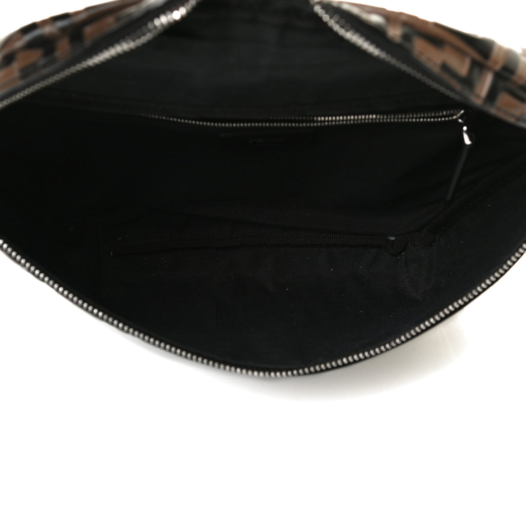 Vitello Waist Bag Zucca Coated Canvas Twins