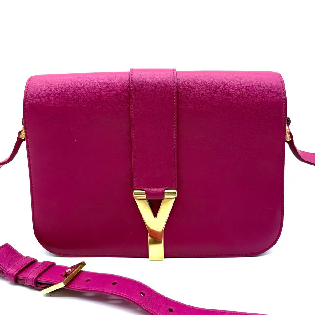 Cabas Y Leather Crossbody Bag