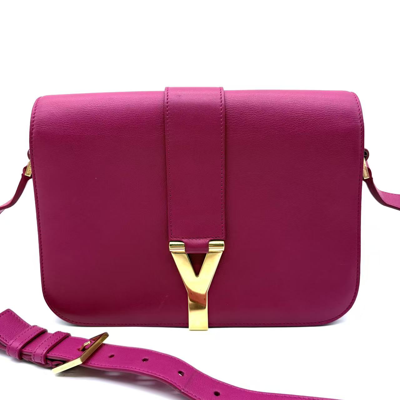 Cabas Y Leather Crossbody Bag