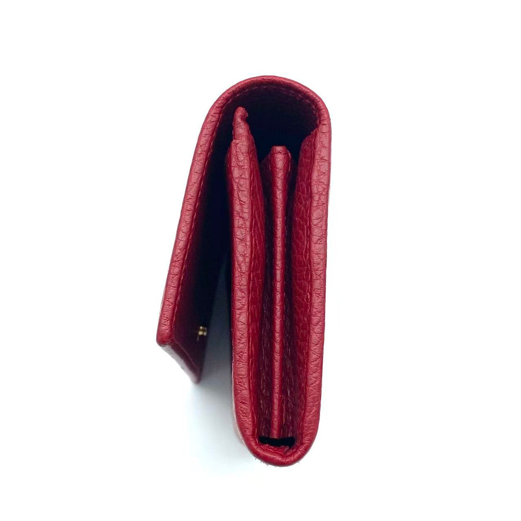 Long Wallet GG MARMONT Leather Red