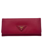 Continental Wallet Saffiano Leather Long